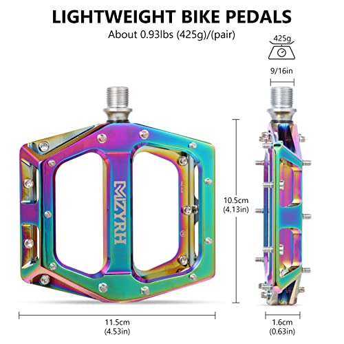 MZYRH Aluminum Alloy Lightweight Bicycle Pedals #TOP19