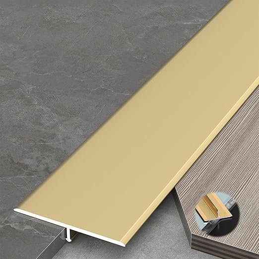 Tiras de aluminio de 0,9 m para ocultar grietas y juntas de separación en suelos