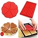 Produktbild HABI 2 Stil Silikon Waffle Kekse Kochen Küche Backen Werkzeug 2 Stück