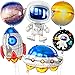 Space Balloons for Space Birthday Decorations - 37 Inch, Astronaut Balloon | Galaxy Birthday Party Decorations | Galaxy Balloons for Outer Space Party Decorations | Universe Galaxy Party Decorations