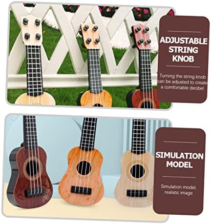 HOOTNEE 3pcs Mini Ukulele Toy for Kids Kid Toy Guitar Toys Toddler Ukulele Toy Birthday Present boy Child 5 51fESEFF6oL. AC