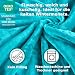 MALIKA® Premium warme Spannbettlaken Cashmere-Touch Bettlaken Jersey Fleece Spannbetttuch Laken, Farbe:Petrol, Größe:140-160 x 200 cm