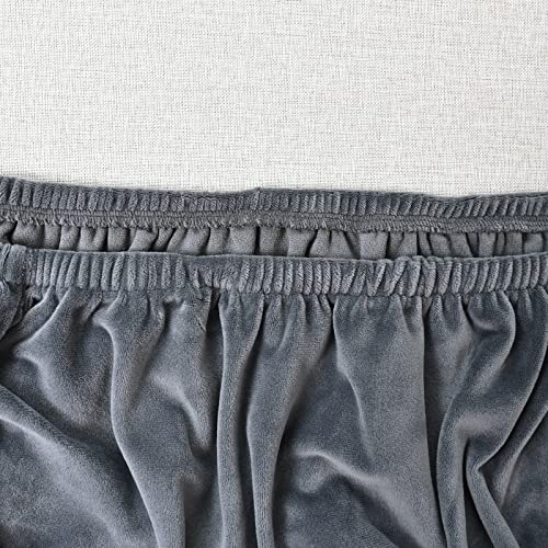 Qelus Velvet Sofa Seat Cushion Cover, 1/2/3/4 Seaters L-Shaped Couch Seat Slipcover - Image 4