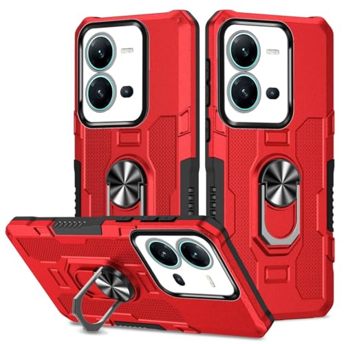 Coque Vivo V25 antichoc remède aux chutes avec support anneau rotatif PC rigide