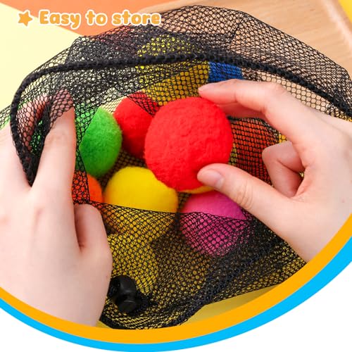 POPLAY 84PCS Reusable Water Balls, Reusable Water Balloons for Kids Outdoor Games Pool games，Water Balls for Adults Boys and Girls Summer Beach - Thumbnail 4