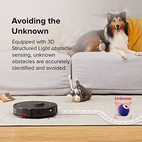 Image of roborock S7 MaxV Robot Vacuum and Sonic Mop, 5100Pa Suction, 3D Structured Light Obstacle Avoidance, Auto Lifting Mop, Ultrasonic Carpet Detection, Compatible with Alexa, Perfect for Pet Hair
