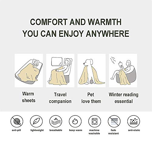 Arnovic Cabbage Leaves Flannel Throw Soft Blanket For Couch Sofa Home Decor Blankets For Couch, Bed, Sofa Luxurious Warm And Cozy For All Seasons 50"X60" For Teen/Travel-M #TOP3