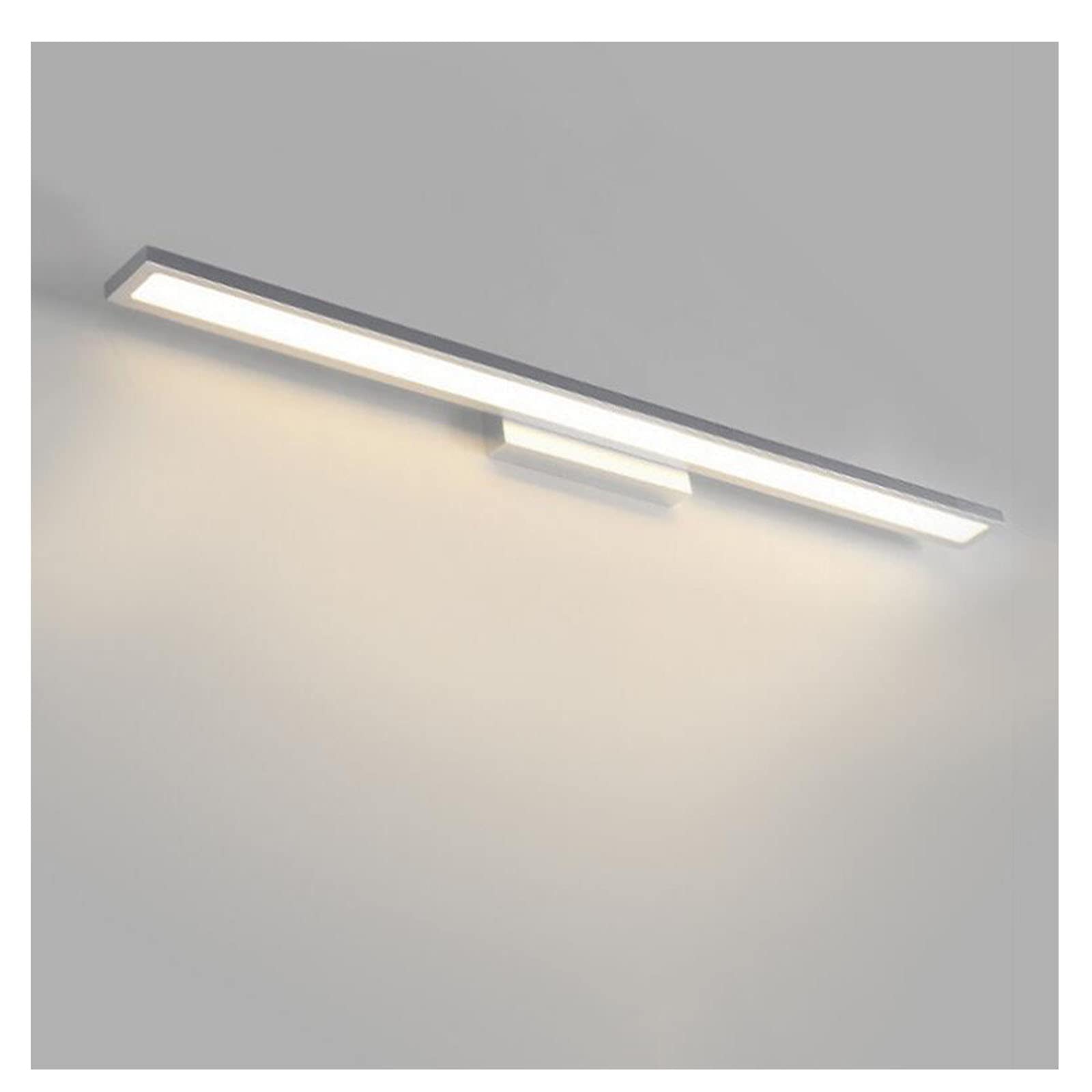 Schminkbeleuchtung LED Wandleuchte Frontspiegel Wasserdichte Badezimmerlampe Makeup Lampe, Einfache Nachttischlampe, Weiße Badezimmer Lichter (88cm, Warmes Licht