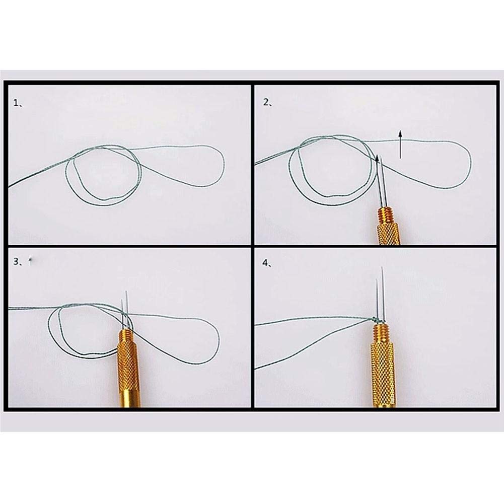 Set Attrezzi Per Legare Nodi Da Pesca Manuale - Strumento Per Nodo Rapido, Rimuovi Ami E Slamatore, Portatile