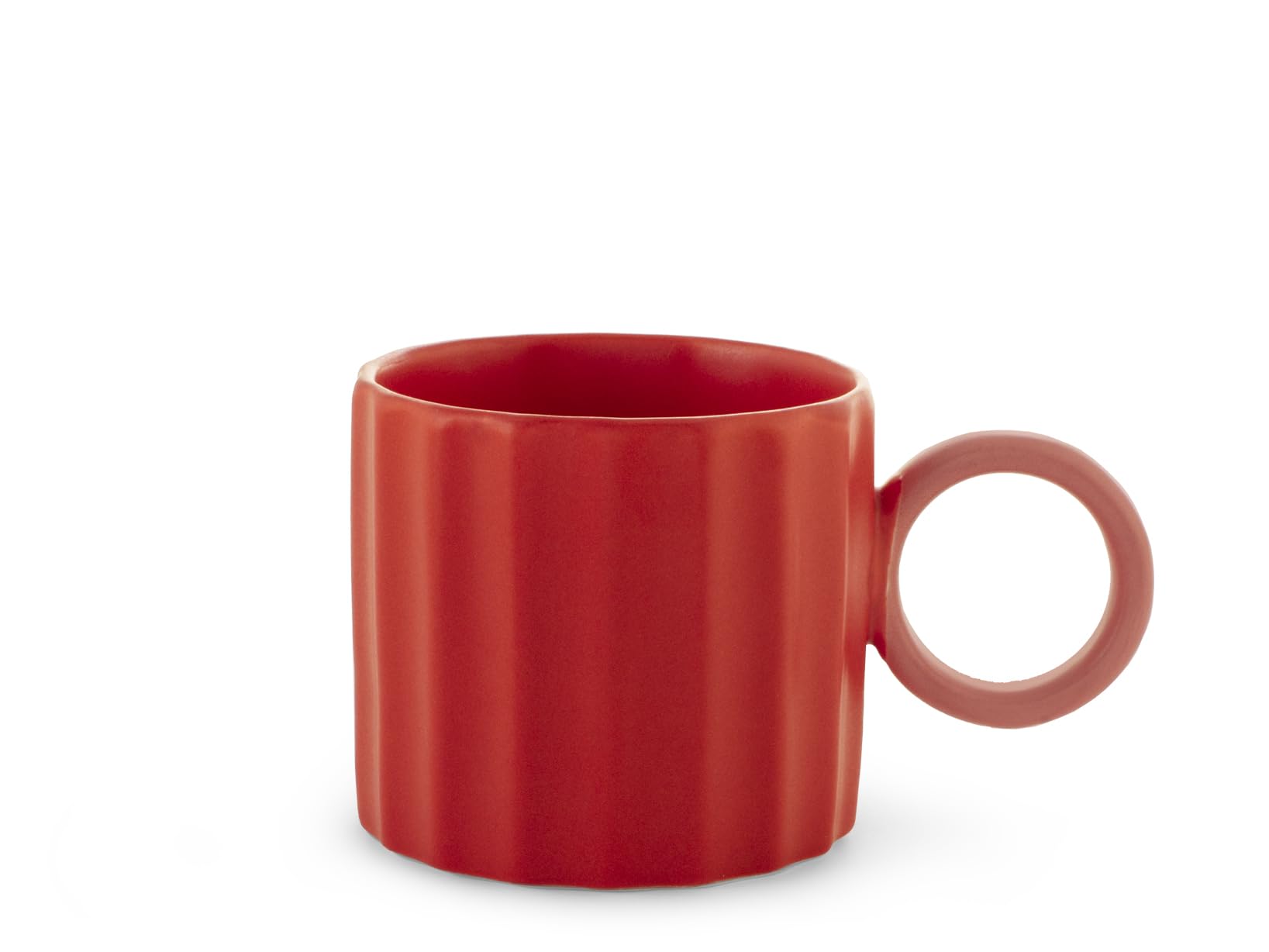H&H – Set de 6 tazas de té Delight, new bone china 250 ml, colores surtidos, con asa redonda en contraste, elegantes y aptas para uso diario
