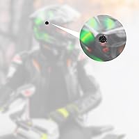 Vista 6 de AIEX Tornillos para casco de motocicleta, 6 piezas de tornillos para visera de casco de motocicleta, accesorios para casco (negro)