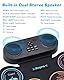Anpro Elektronisches Schlagzeug-Set, 9 Trommelpads mit Dual-Stereo-Lautsprechern, Rollbares Drumkit mit Pedalen & Sticks, Kopfhörer/Bluetooth/MIDI Unterstützung, Geschenk für Kinder & Anfänger