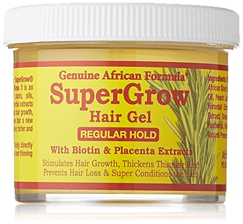 African Formula Super Grow Hair Gel Regular Hold 4oz
