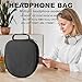 Jomwag Hard Organizer Portable Carry Travel Case for Bose QC25/QC35/QC45/NC700/Sony/JBL Headphones – Shockproof, Waterproof, Durable Protection, Black - Small (Opaque)