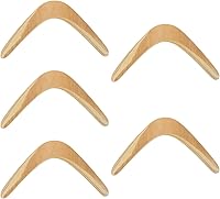 Vista 11 de Boomerang para niños y adultos: lanzar boomerangs en forma de V de retorno hecho a mano artesanal juguete de madera captura rápida para mujeres