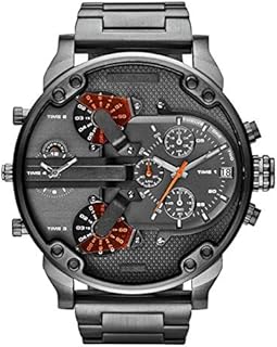 FENKOO Männer Uhrquarz wasserdichte Sport-Uhr-Kalender echtem Edelstahl Armbanduhr montre reloj relogio