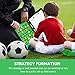 FantasyDay Soccer Coaches Tactical Board, Portable Magnetic Football Coaching Clipboard Futsal Tactics Strategy Blackboard - Sport Training Assistant Equipment KIt with Player Markers, Pen and Eraser