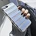iPhone 7 Plus/iPhone 8 Plus Case for Girls,Opretty Bling Luxury Glitter Pretty Cute Powder Phone Case Mirror Reflex Striped Stars Pattern Back Cover for iPhone 7Plus / 8Plus-Silver