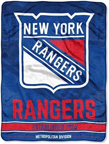 Northwest NHL New York Rangers Micro Raschel Throw Blanket, 46 x ...