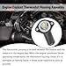 Engine Coolant Thermostat Housing Assembly Compatible with 2007-2011 Jeep Wrangler JK with V6 3.8L Thermostat and Housing Replace 4666149AA 85357 902-3038 CO34826 CH5357