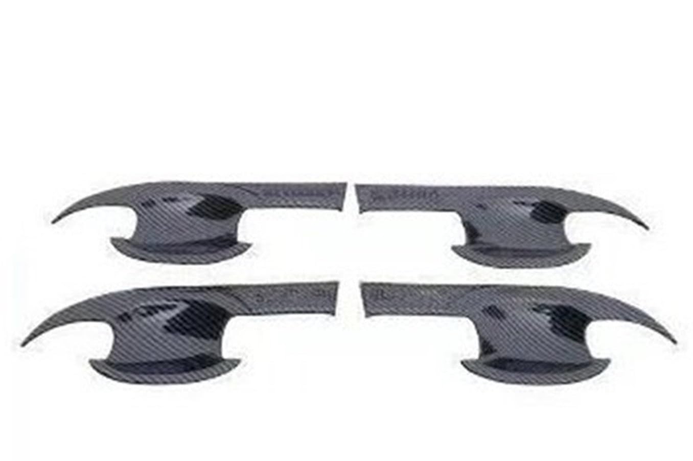 SLIMES Carbon Fiber Stickers Door Bowl Holder Handle Frame Cover Trims for Hyundai for Elantra 21-23 Car Exterior Accessories Protection(Carbon 1)