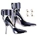 Girl Womens Double Ankle Connection High Heels Fixed Lacing Adjustable Black Belt Ankle Sport Tactics Suit