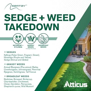 Atticus Sertay Herbicide (1.25 oz) - Sulfosulfuron Weed Killer for Southern Lawns – Post Emergent Weed Control - Sedge, Nutsedge, Kyllinga