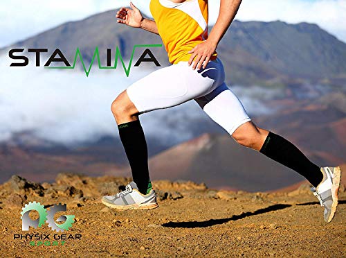 Image of Physix Gear Compression Socks 20-30 mmHg - Men & Women - Running, Nurses, Shin Splints, Flight, Travel