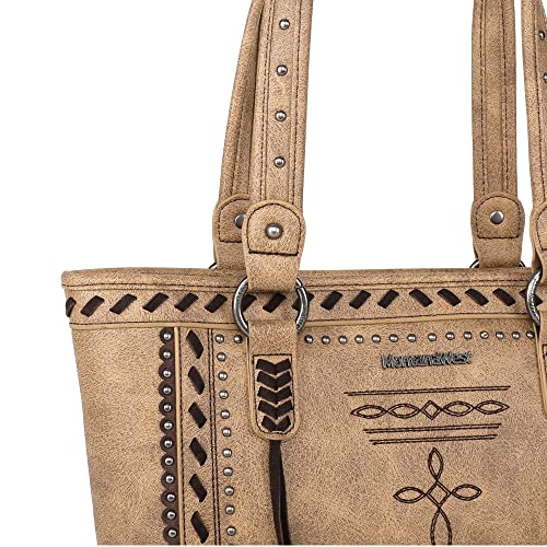 Image of Montana West Spiritual Collection Western Tote Bag for Women Vegan Leather Shoulder Handbag with Wallet