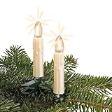 hellum Lichterkette Weihnachtsbaum innen Wachstropfen Made in Germany, 13,3m...