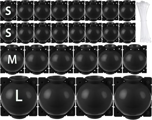 BEOIUCZZY 30 Piezas Dispositivo de Injerto de Plantas, Caja Cultivo Raíces Plantas Dispositivo de Enraizamiento de Plantas Propagadores De Jardinería Alta Presión Caja De Crecimiento (Negro)