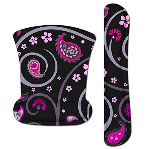 RICHEN Keyboard Wrist Rest Pad and Mouse Wrist Rest Support Mouse Pad Set,Durable