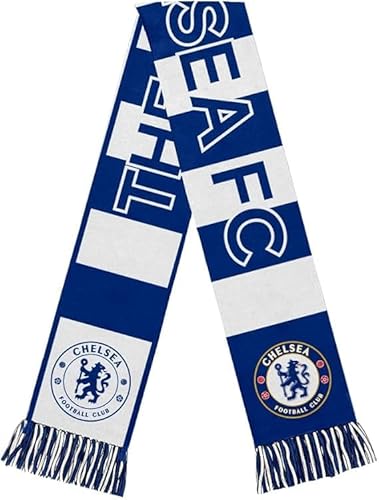 Icon Sports Officially Compatible with Spain Soccer Supporter Scarf – Classic Blue & White Knit Fan Scarf with Club Crest - Home