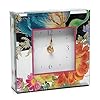 MACKENZIE CHILDS Desk Clock Decorative Clock for Kitchen and Living Room Flower Market Reflections