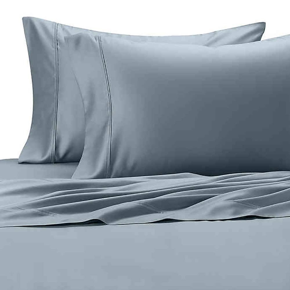 Eucalyptus Origins Tencel Lyocell 600-Thread-Count Standard Pillowcases in Sky (Set of 2)
