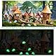 KALIONE 200 Stück Mini-Schildkröte Leuchtend, DIY Mini Figuren Tiny Resin Animals Niedlich Harz Figuren Winzige Schildkröten für Gartendeko, Heimdekoration, Landschaftsgestaltung