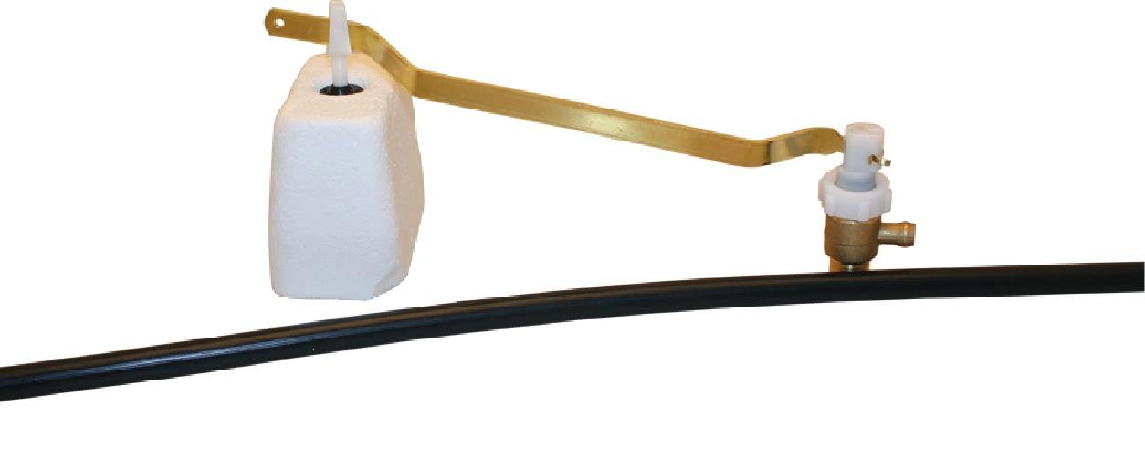 Robinet flotteur mecanisme WC encastre raccordement central cuivre complet