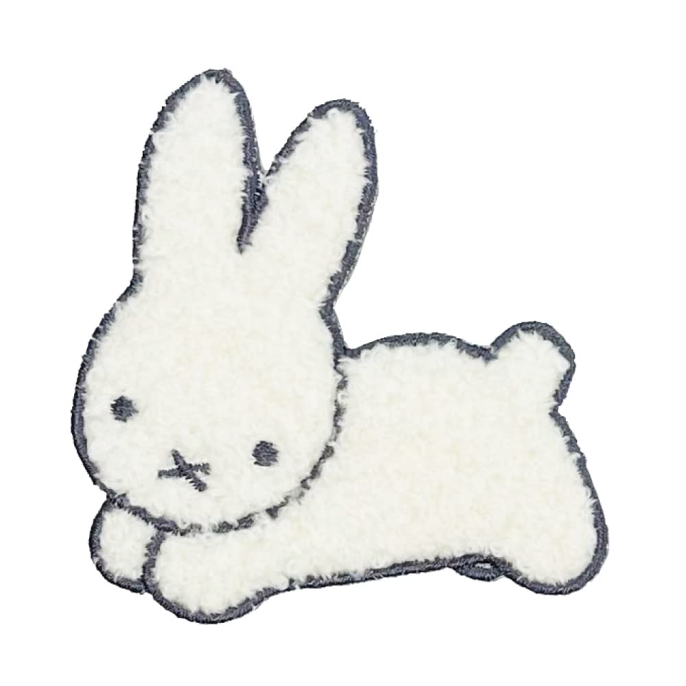 Miffy Sagara Embroidered Patch Iron On Dick Bruna Rabbit White Japan