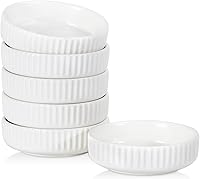 Vista 14 de Selamica Tazones de cerámica para salsa de soja de 3.3 pulgadas, platos de acompañamiento, cuencos pequeños para condimentos, sushi, ketchup