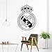 Etiqueta De La Pared 79Cm * 57Cm Fútbol Real Madrid Logo Wall Art Decal Vinyl Stickers Para Office Decals Dormitorio Mural Amsterdam Wall Sticker Poster