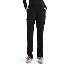 Med Couture Scrub Pants for Women Straight Leg Pull-On Pant with 4 Pockets Moisture Wicking & 360 Stretch - MC103