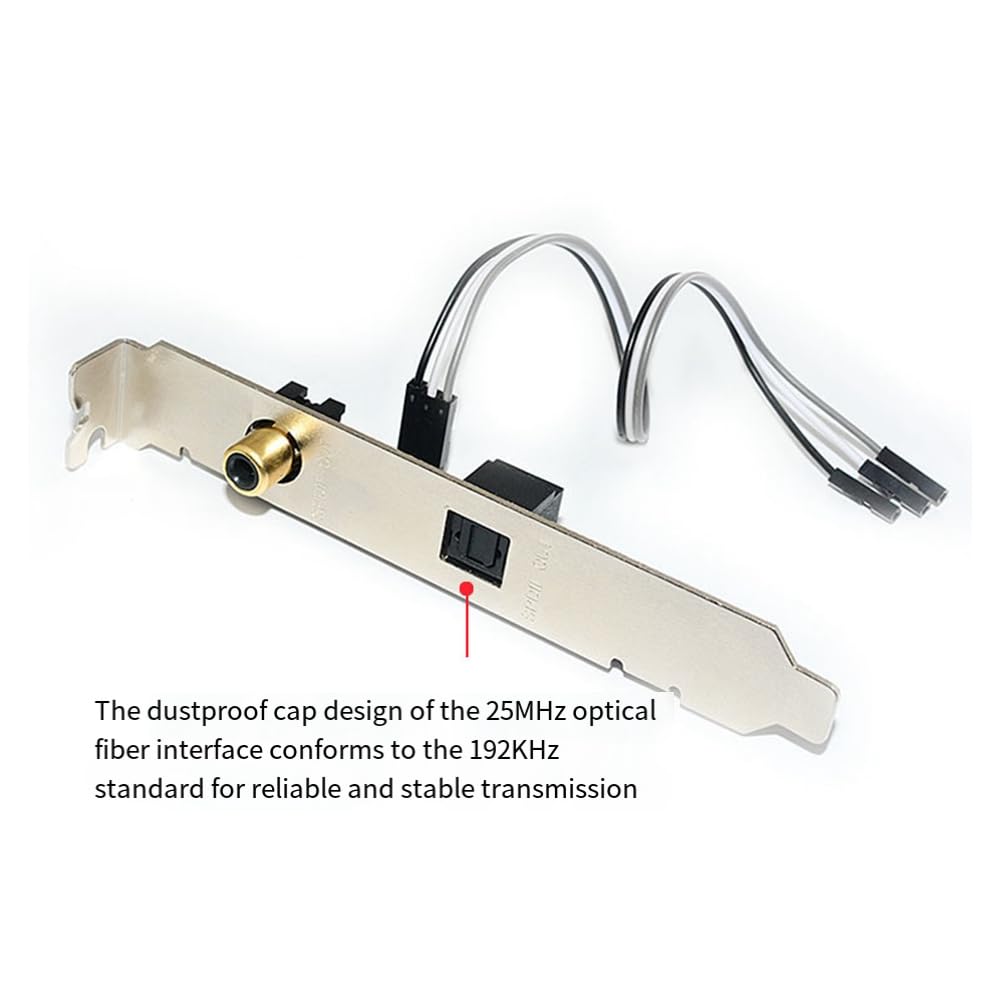 Carte Son Numérique Externe Avec Sortie SPDIF Fibre Optique Et Coaxiale – 24 Bits / 192 KHz, 5.1 AC3 – Pour PC, Améliore Le Son Home Cinéma - 5