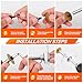 Inside Pipe Cutter for PVC Pipe, Cutter Tool Set with Scale Adjustable Depth Gauge, 5PCS Saw Blades and Hex Shank, Internal Plastic ABS Pipe Cutter Set