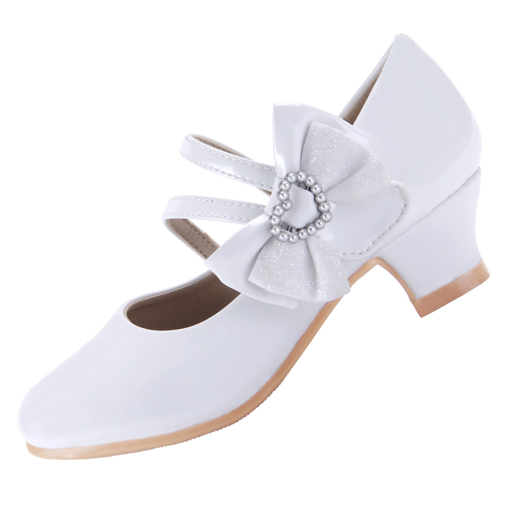 Mary Jane Shoes for Girls - Flower Girls Wedding Shoes - Multi-Colors & Sizes 3-14 Years - Princess Party Pumps - High Heel Toddler Dress Shoes - Kids Dress Shoes — view 11