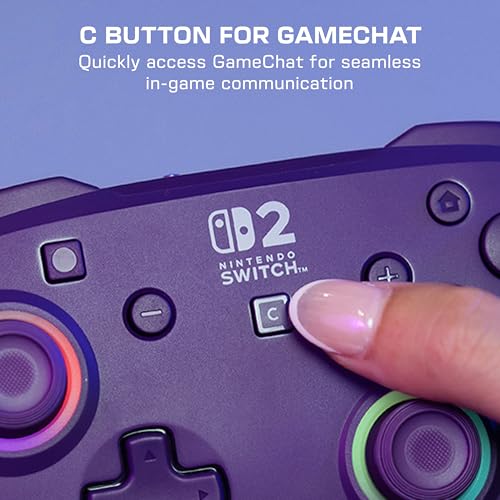 Turtle Beach Afterglow Wave Manette de gaming RGB sans fil Sous licence officielle pour Nintendo Switch 2 - vue 6