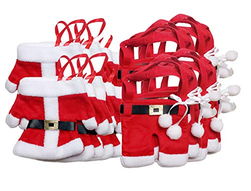 MPSTG 6-24 Pieces Christmas Table Decorations Christmas Silverware Holder Santa Suit Dinner Flatware Holders (24 Pieces) MPSTG 6-24 Pieces Christmas Table Decorations Christmas Silverware Holder Santa Suit Dinner Flatware Holders (24 Pieces)