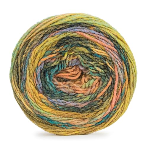 Ganga Crypto Premium Knitting Yarn – Luxuriously Soft 100% Acrylic with medium thikness(3-Light) Yarn | Pack of 1 ball = 100g | Multicolor Ball for Baby Blankets, Sweaters, Scarves, Hats & Crafts | Hypoallergenic, Baby-Safe & Easy-to-Use for Crochet, Hand Knitting, Art Projects, Ponchos, Mufflers, Dresses & More! | Available in multiple Vibrant Colors (Sunview)