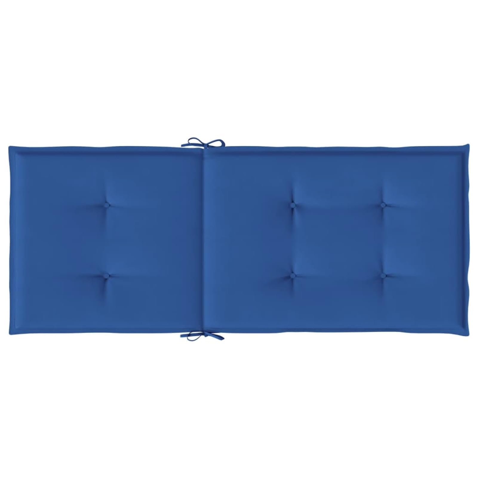 Homgoday Cojines para sillas, 4 unidades, color azul real, 120 x 50 x 3 cm, de tela, sillas de exterior, sillas de comedor para jardín, muebles de jardín, muebles de exterior, patio, terraza,