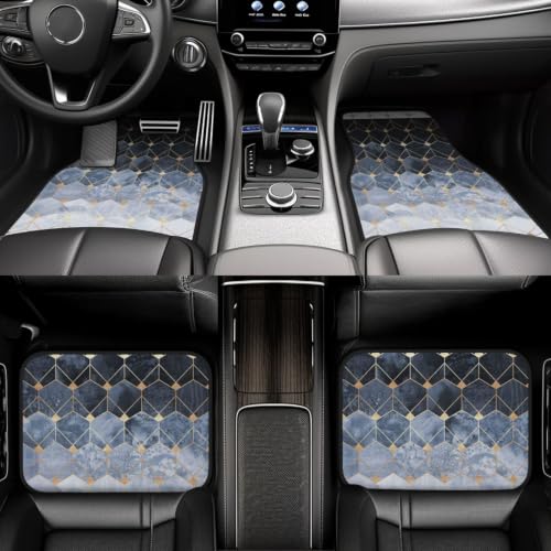 Alfombrillas para coche juego de 4 piezas antideslizantes neopreno vehículos azul 6