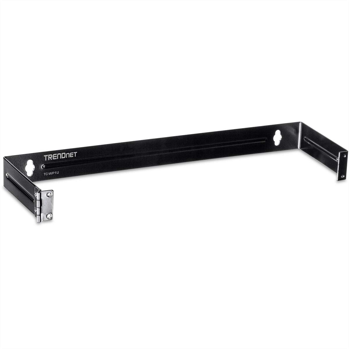 TRENDnet 1U 19-inch Hinged Wall Mount Bracket for Patch Panels and PDU Power Strips, TC-WP1U, Supports EIA-310, Steel Construction,Use TC-P24C6 &amp; TC-P16C6 Patch Panels(Sold Separately)